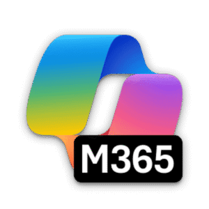 The official Microsoft 365 Copilot logo with M365 over the Copilot icon.